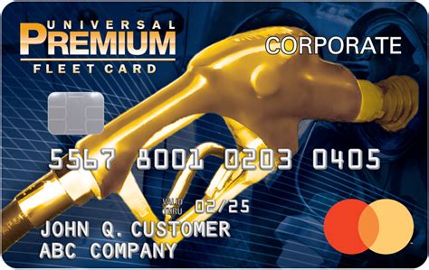 universal platinum mastercard fleet account.